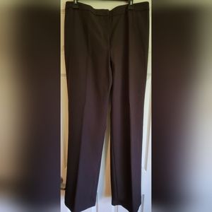 Chocolate brown suit pants